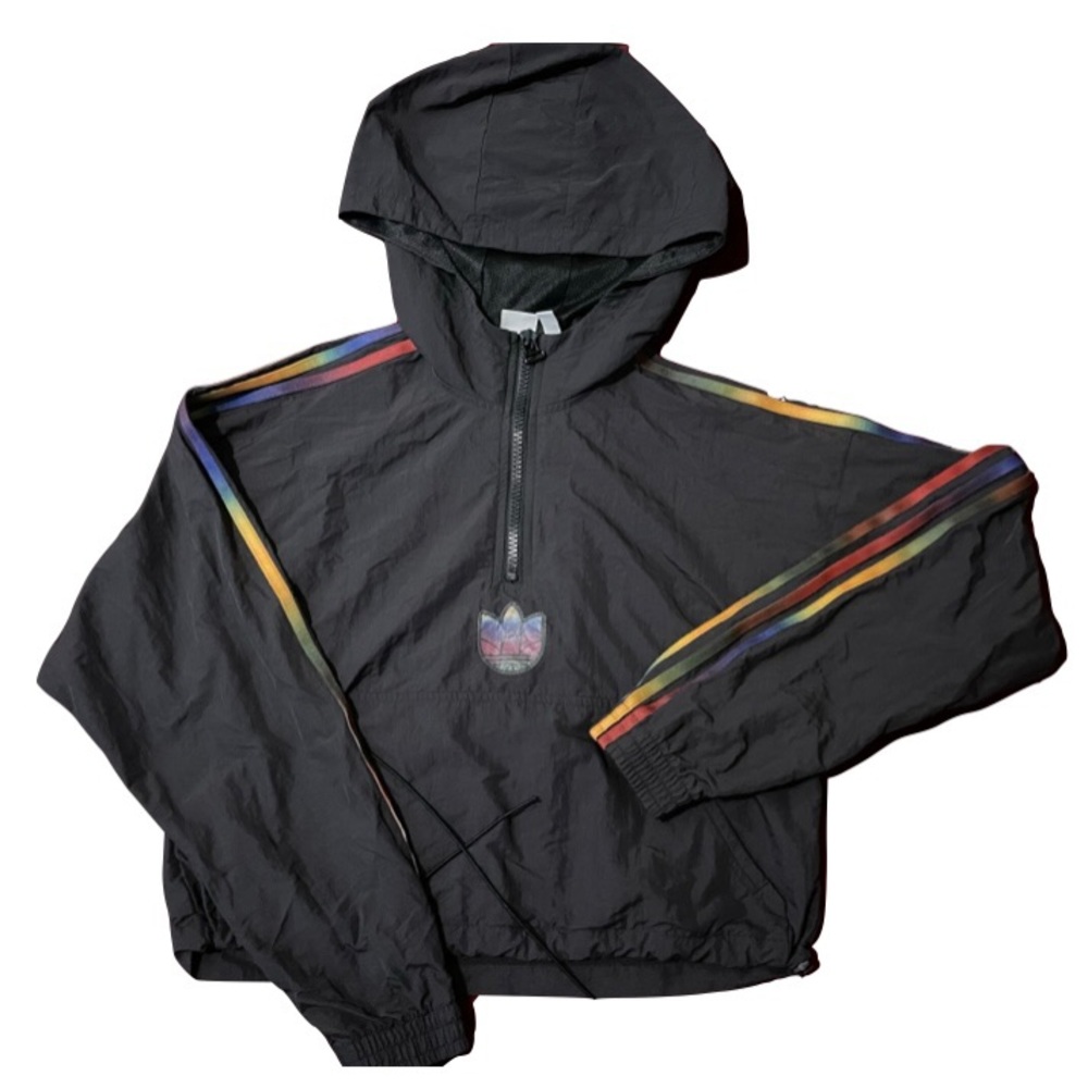 Adidas cropped windbreaker